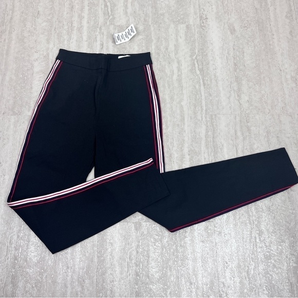 Urban Outfitters black pants with side red stripes small - Picture 1 of 13